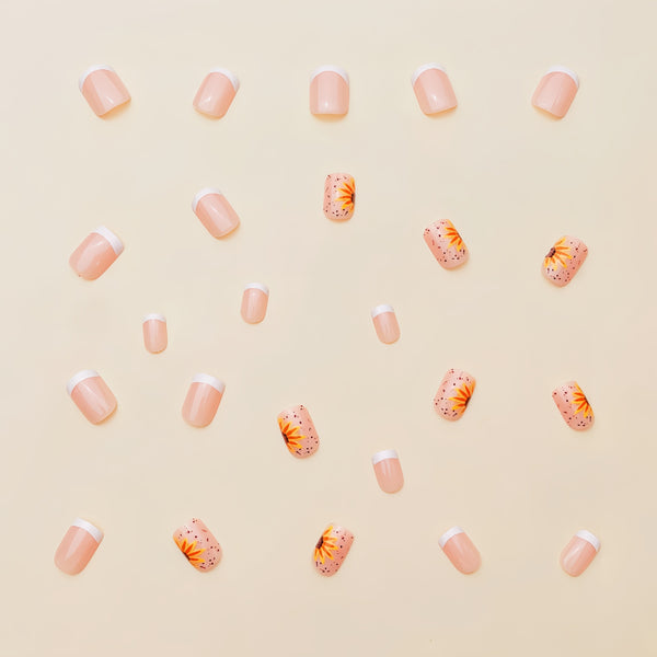 12 Sizes-24 Pcs Press On Nails Y093