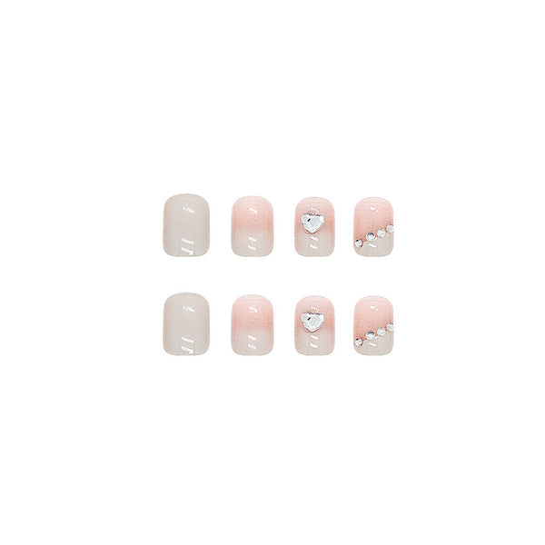 12 Sizes-24 Pcs Press On Nails Z253