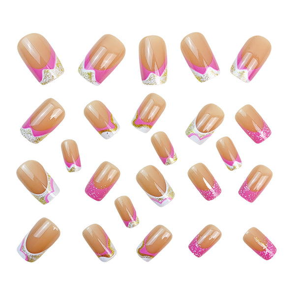 12 Sizes-24 Pcs Press On Nails Y778