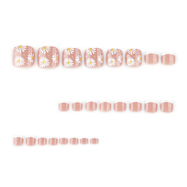 12 Sizes-24 Pcs Press On Nails JP3809
