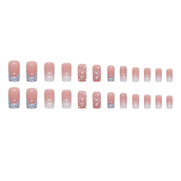 12 Sizes-24 Pcs Press On Nails Z758
