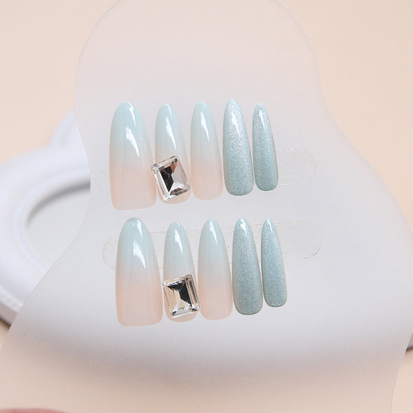 12 Sizes-24 Pcs Press On Nails MY067