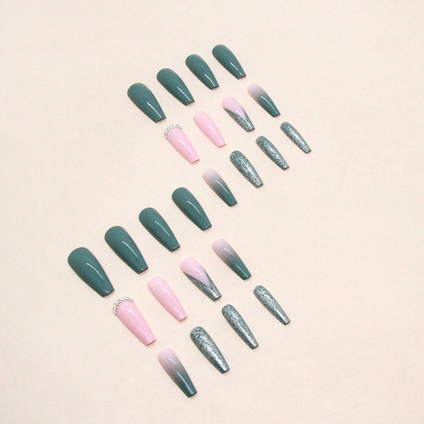 12 Sizes-24 Pcs Press On Nails Z701