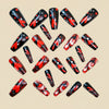 12 Sizes-24 Pcs Press On Nails Y1493
