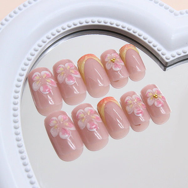 12 Sizes-24 Pcs Press On Nails Z1011