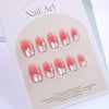 12 Sizes-24 Pcs Press On Nails JL0695