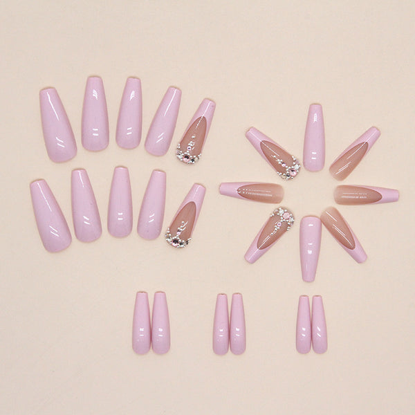 12 Sizes-24 Pcs Press On Nails Z672