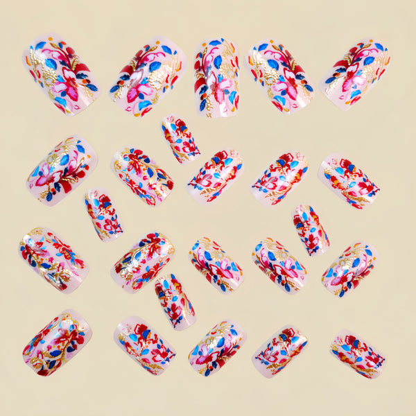 12 Sizes-24 Pcs Press On Nails Y1732