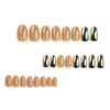 12 Sizes-24 Pcs Press On Nails JP3131