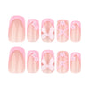 12 Sizes-24 Pcs Press On Nails JP4322