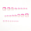 Press On Toe nails Set 24pcs/set JP1648