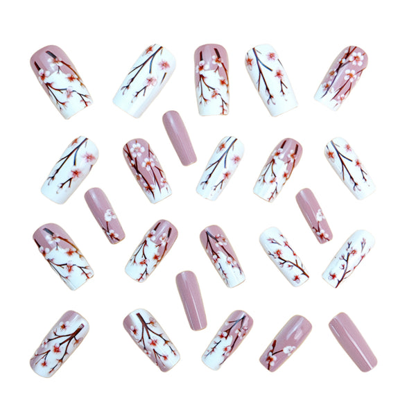 12 Sizes-24 Pcs Press On Nails Y915