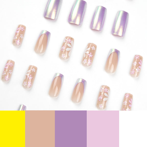 12 Sizes-24 Pcs Press On Nails JP2547