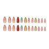 12 Sizes-24 Pcs Press On Nails Z1004