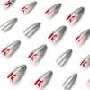 12 Sizes-24 Pcs Press On Nails JP2049