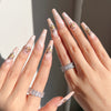 12 Sizes-24 Pcs Press On Nails JP2491