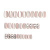 12 Sizes-24 Pcs Press On Nails GN021