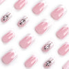 French Medium Ombre Pink Square Press on Nails