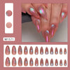 12 Sizes-24 Pcs Press On Nails W1571