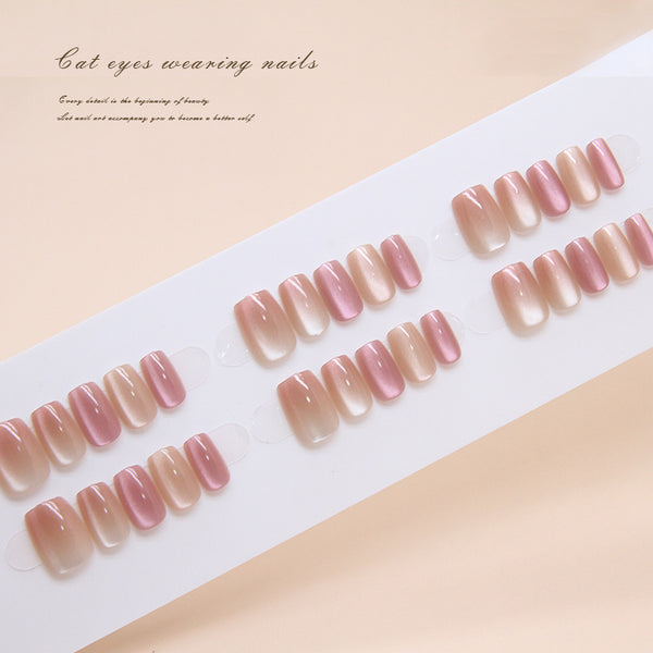 12 Sizes-24 Pcs Press On Nails T003