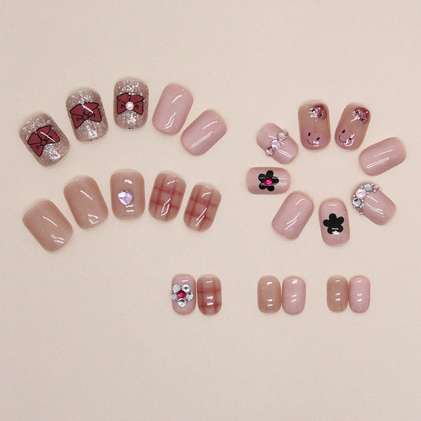 12 Sizes-24 Pcs Press On Nails Z780