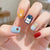 12 Sizes-24 Pcs Press On Nails R983