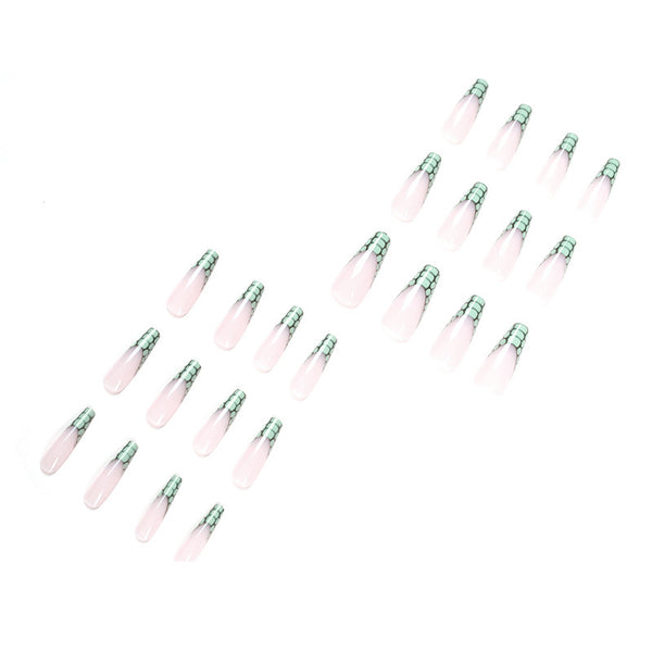 12 Sizes-24 Pcs Press On Nails JP1588
