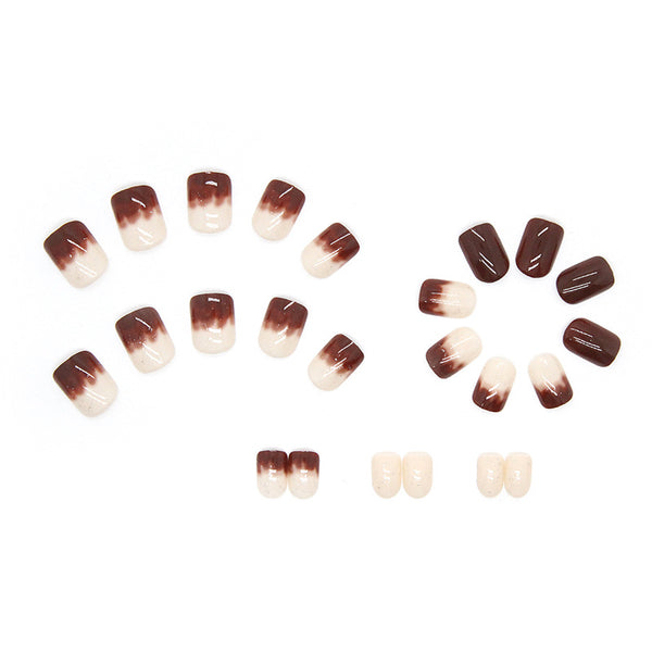 12 Sizes-24 Pcs Press On Nails R682