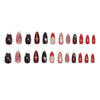 12 Sizes-24 Pcs Press On Nails W2032