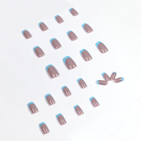 12 Sizes-24 Pcs Press On Nails JP1091