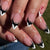 12 Sizes-24 Pcs Press On Nails W1615