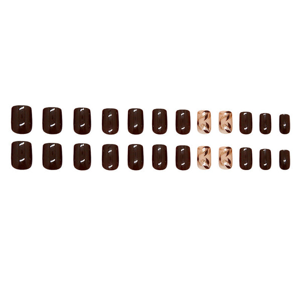 12 Sizes-24 Pcs Press On Nails W1882