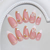 12 Sizes-24 Pcs Press On Nails Z1118
