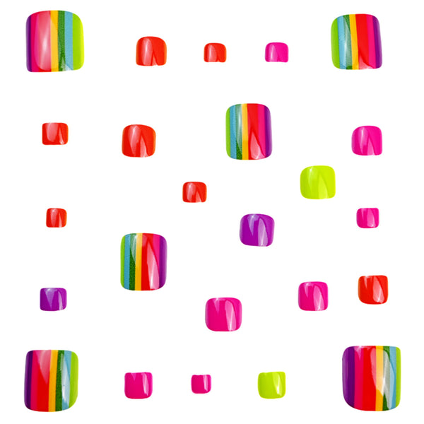 12 Sizes-24 Pcs Press On Nails Y858