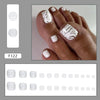 12 Sizes-24 Pcs Press On Nails F122