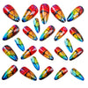 12 Sizes-24 Pcs Press On Nails Y1648