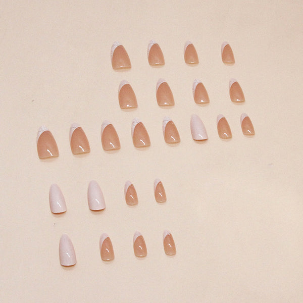 12 Sizes-24 Pcs Press On Nails W1490