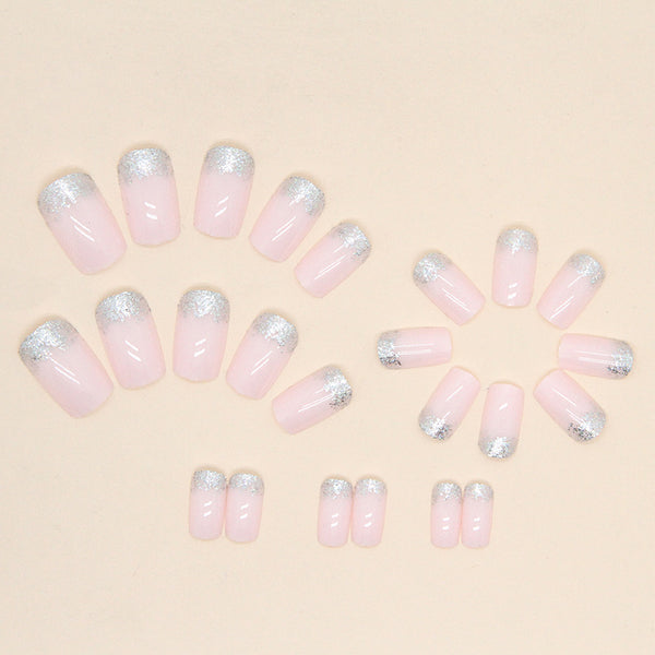 12 Sizes-24 Pcs Press On Nails W460