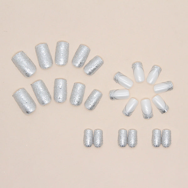 12 Sizes-24 Pcs Press On Nails W507