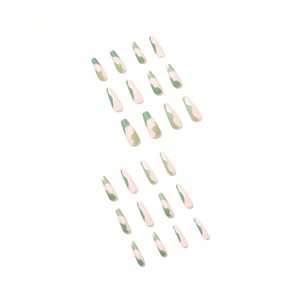 12 Sizes-24 Pcs Press On Nails JP1437