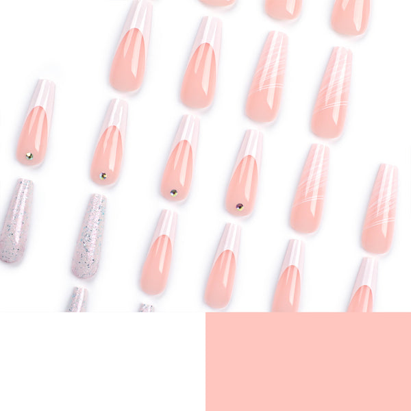 12 Sizes-24 Pcs Press On Nails JP3087
