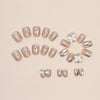 12 Sizes-24 Pcs Press On Nails Z655