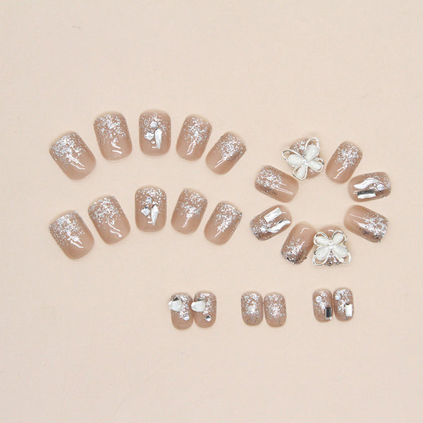 12 Sizes-24 Pcs Press On Nails Z655