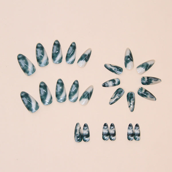 12 Sizes-24 Pcs Press On Nails W1527