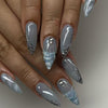 12 Sizes-24 Pcs Press On Nails Z996