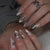 12 Sizes-24 Pcs Press On Nails JP3987