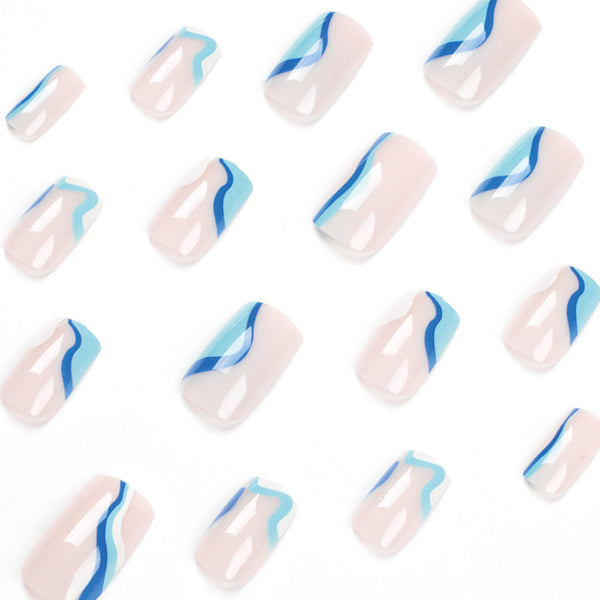 12 Sizes-24 Pcs Press On Nails JP1803
