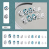 12 Sizes-24 Pcs Press On Nails K011