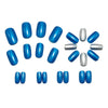 12 Sizes-24 Pcs Press On Nails Y1544