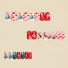 12 Sizes-24 Pcs Press On Nails Y1283